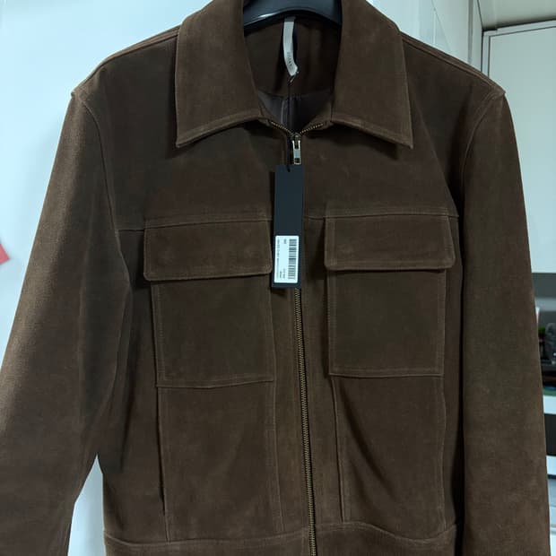 노이어 카우 스웨이드 집업 자켓 50