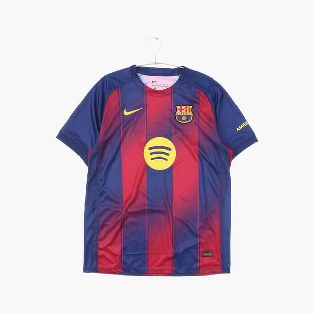 2025-26 시즌 FC 바르셀로나 풋볼 홈 유니폼 공용 XL