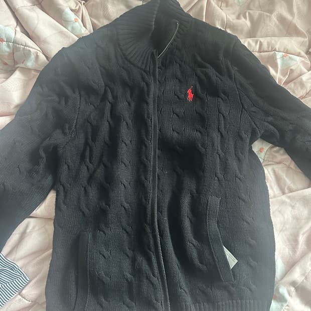 폴로 랄프로렌 니트집업 1회착