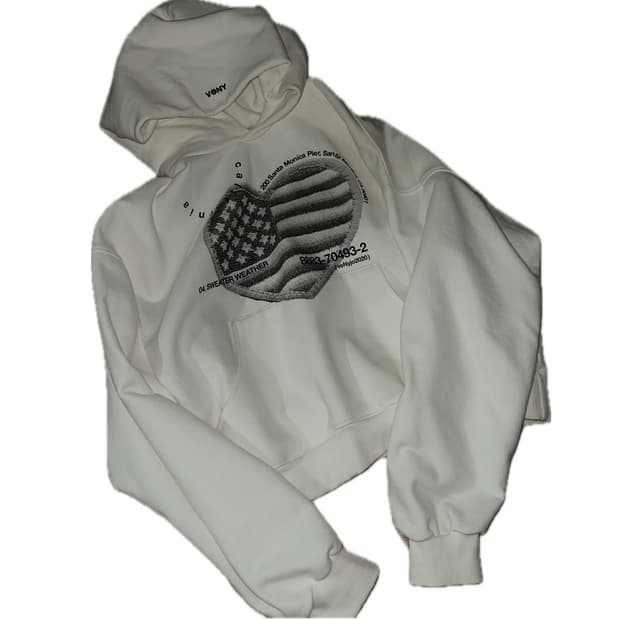 베니조프로덕트 화이트 후드