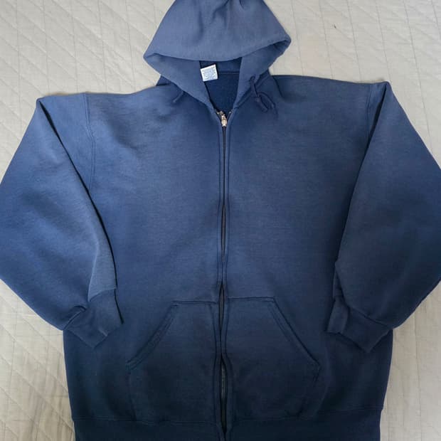 [XL] 러셀 애슬레틱 후드집업 네이비 파인 페이드 VER.24