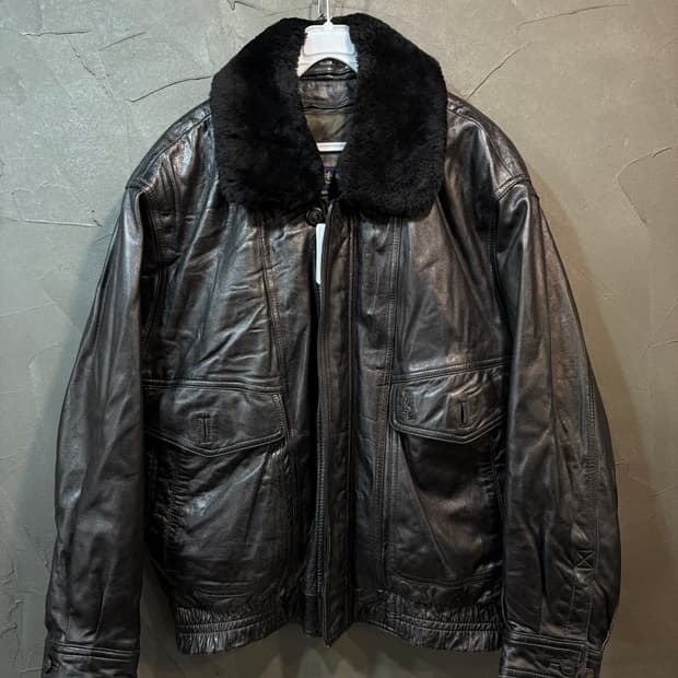 [M] YSL 입생로랑 빈티지 가죽 자켓