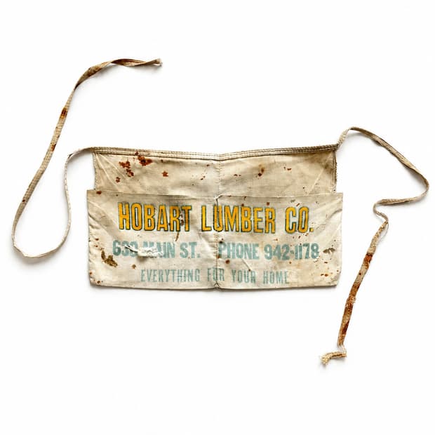 미드 센츄리 Hobart Lumber Co. 에이프론