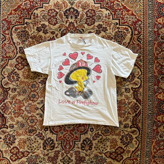 90s Looney Tunes "Love a Firefighter 