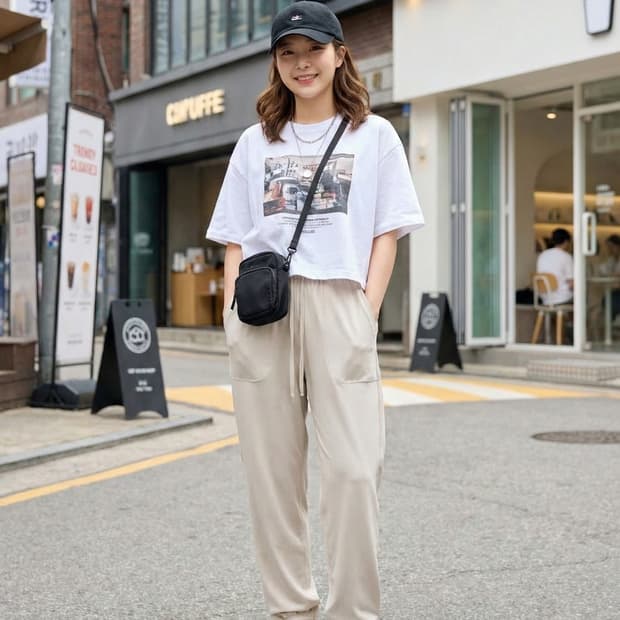 andar 안다르 에어무스 밴딩 조거팬츠