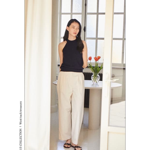 포유어아이즈온리 Cecil Ribbon Sandal 블랙 240사이즈