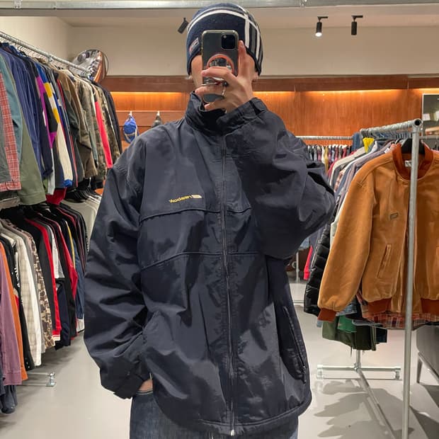 리복 올드스쿨 플리스 자켓  