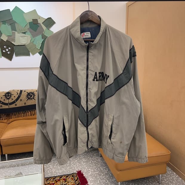 USA ARMY 미군 오버핏 바람막이 자켓 100 C04891 