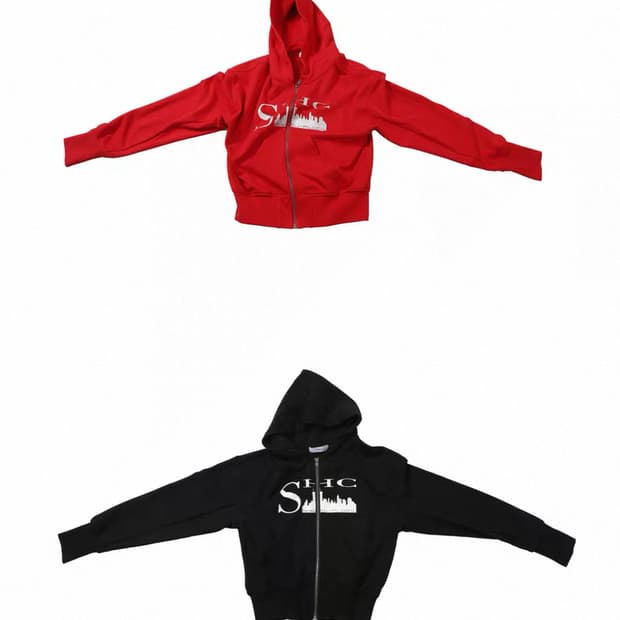SHC Printed Zip Hoodie