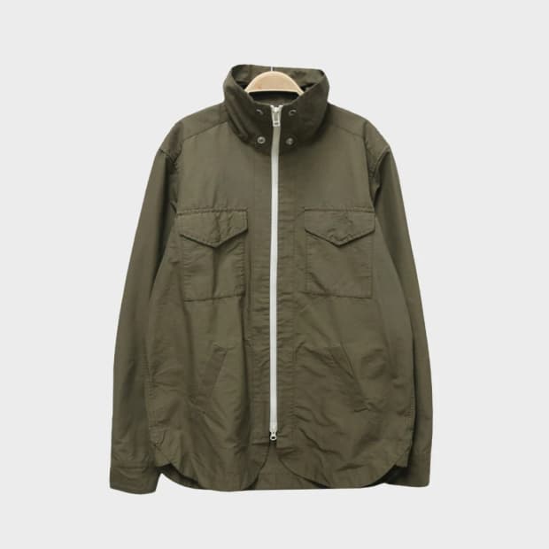 DENIME 밀리터리 하이넥 집업자켓 60451