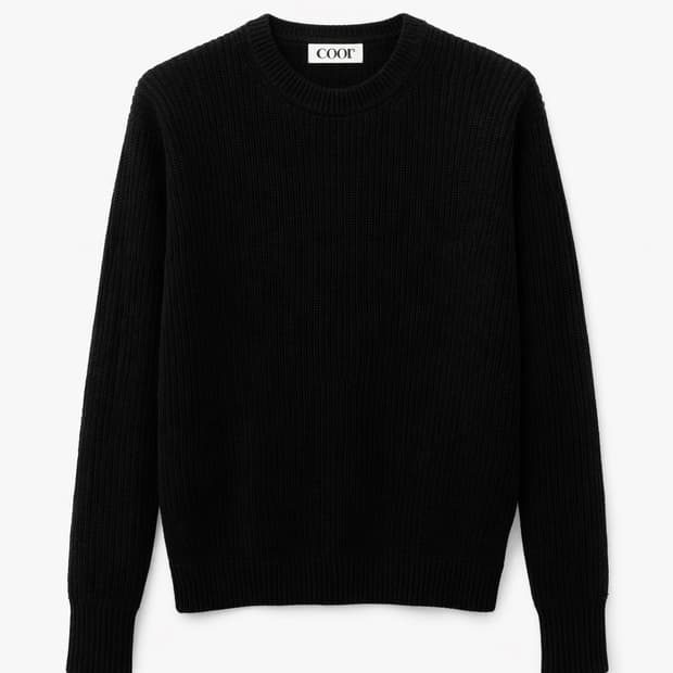 쿠어 블랙 니트 M 사이즈