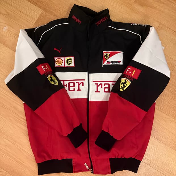 빈티지 f1 페라리 레이싱 자켓