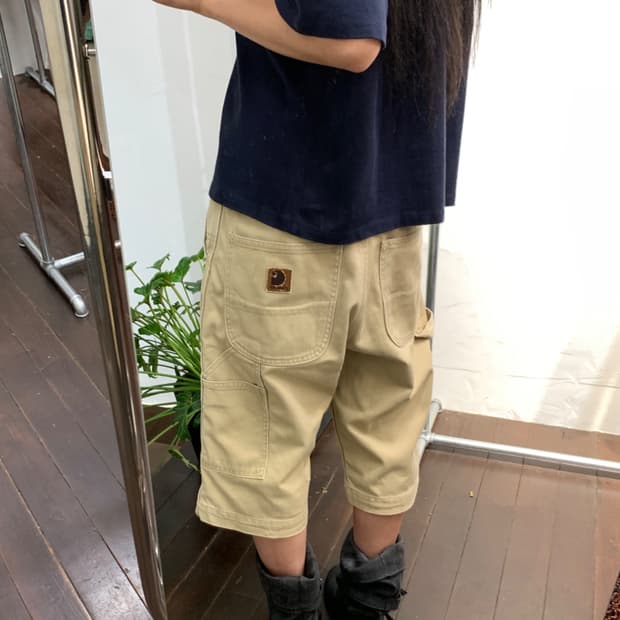 칼하트 카펜터 워크 하프 팬츠