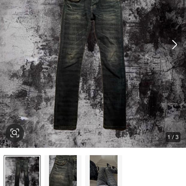 Hysteric Glamour Music note jeans 