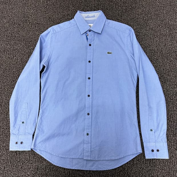 라코스테 옥스포드 하늘색 남방 여성 셔츠 95사이즈