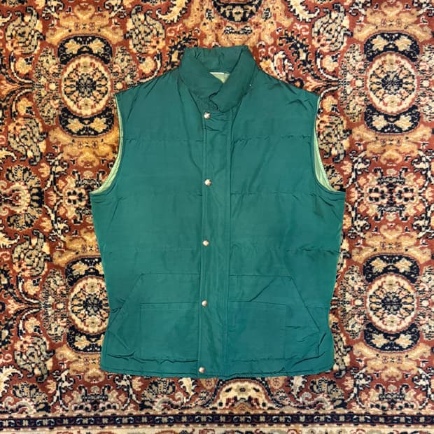 빈티지 다운 베스트 "M" (425)