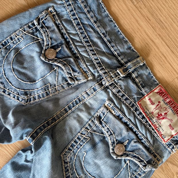 TrueReligion 데님 찢청