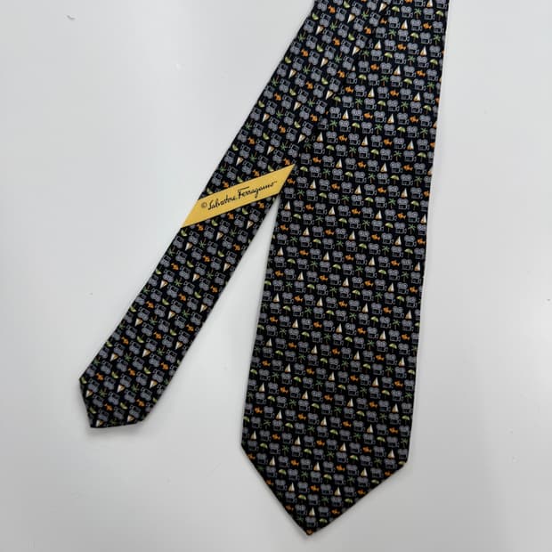 페레가모(Ferragamo)  명품 정품넥타이