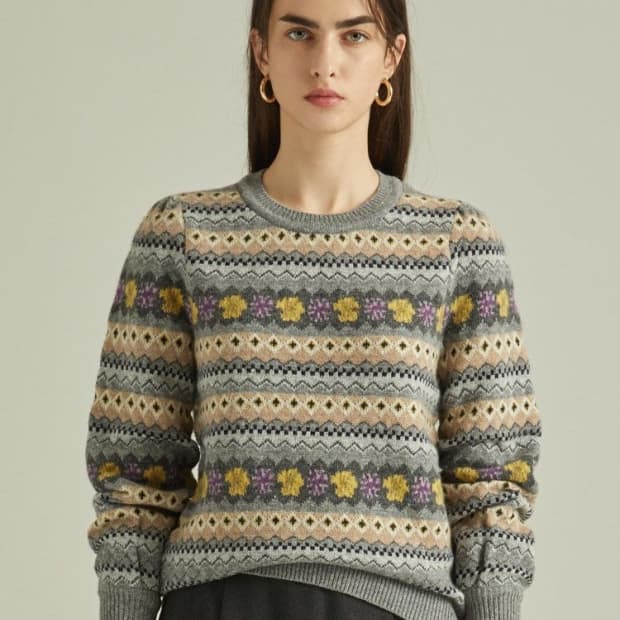 헤지스 니트 티셔츠