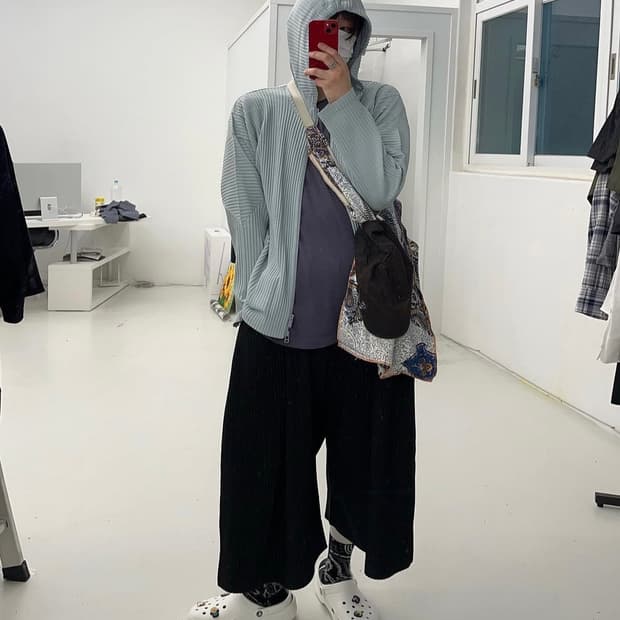 옴므플리세 사루엘 팬츠 / 이세이미야케