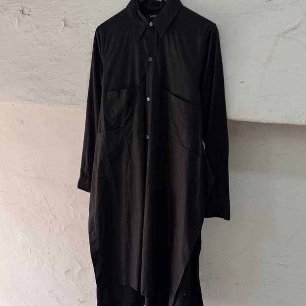 리미푸 by 요지야마모토 포켓 롱 원피스 셔츠 