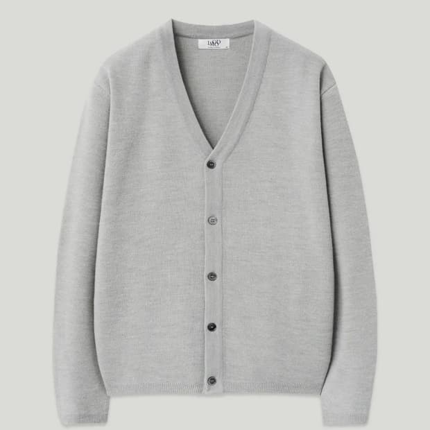 [46] 엘무드 화란 세미오버 가디건 클라우드 그레이