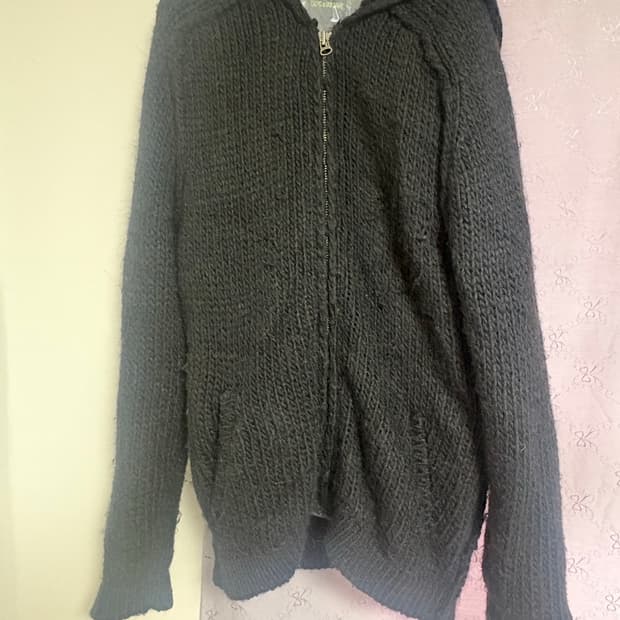 zadig&voltaire 니트 후드집업