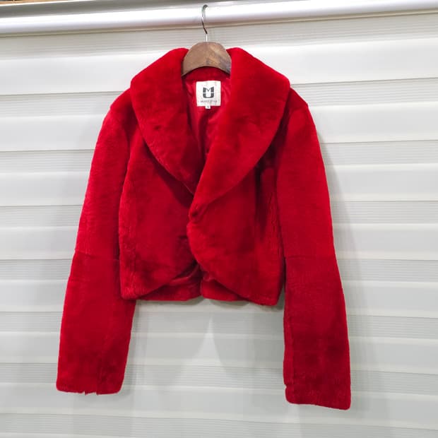 JAPAN 빈티지 MUSE D'UJI 천연모피 자켓- 우먼38