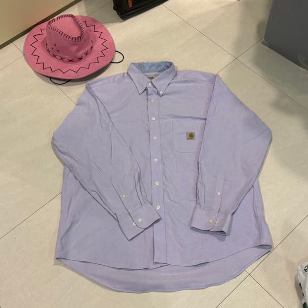 칼하트 라벤더 셔츠 