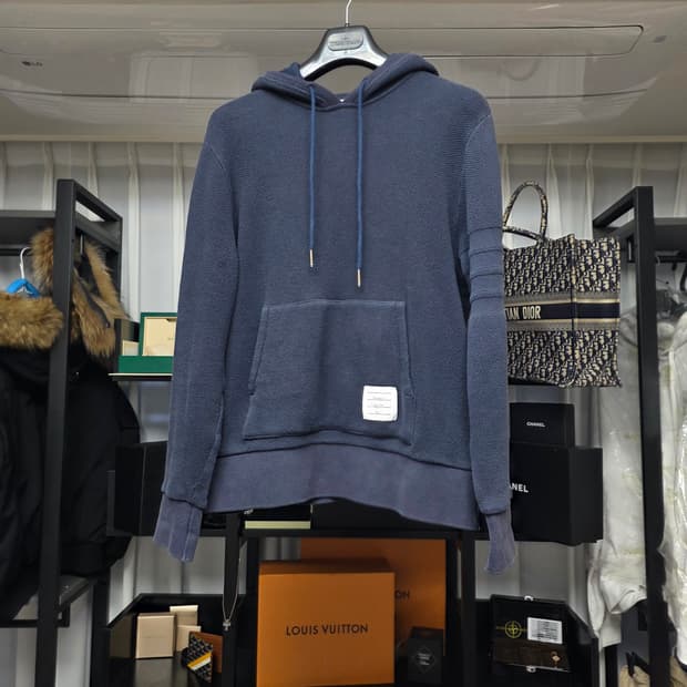 {클로젯}[2][오케이몰 정품]톰브라운 사선완장 니트 후드티