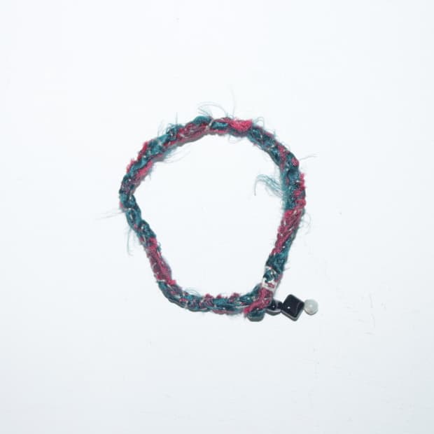 명주 흑마노 팔찌