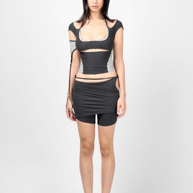 혜인서 랩쇼츠 wrapshorts (뉴진스 해린 쿠키 착용)