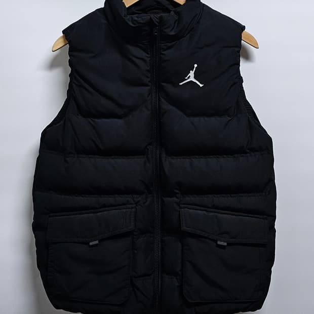 조던 덕다운 패딩조끼 주니어XL 여성55가능