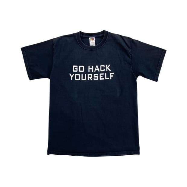 00's Go Hack Your Self 반팔 티셔츠