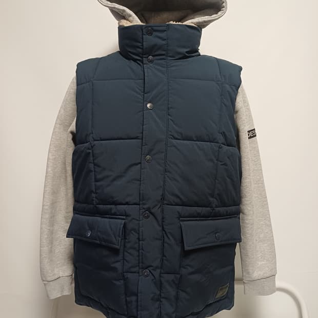 [XL] 에디바우어 카라코람 헤리티지 퀼팅 베스트 (네이비)