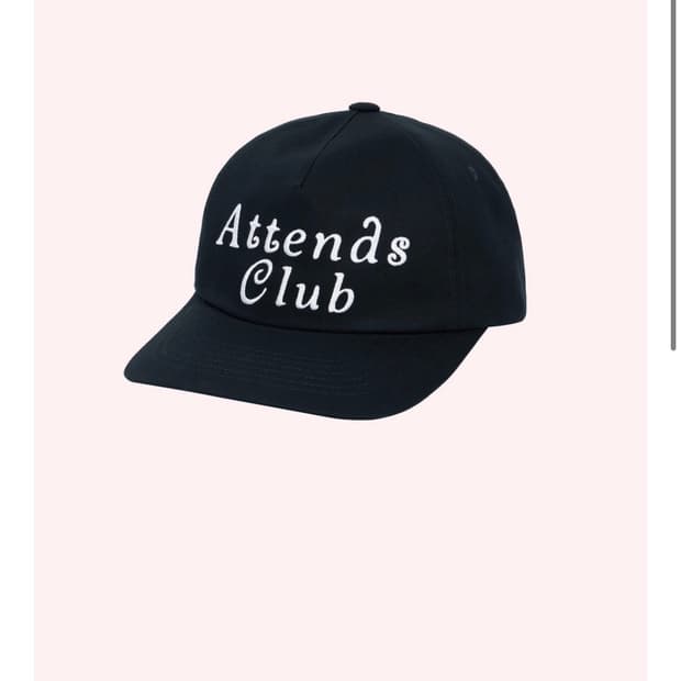 어텐즈 블랙 볼캡 새상품