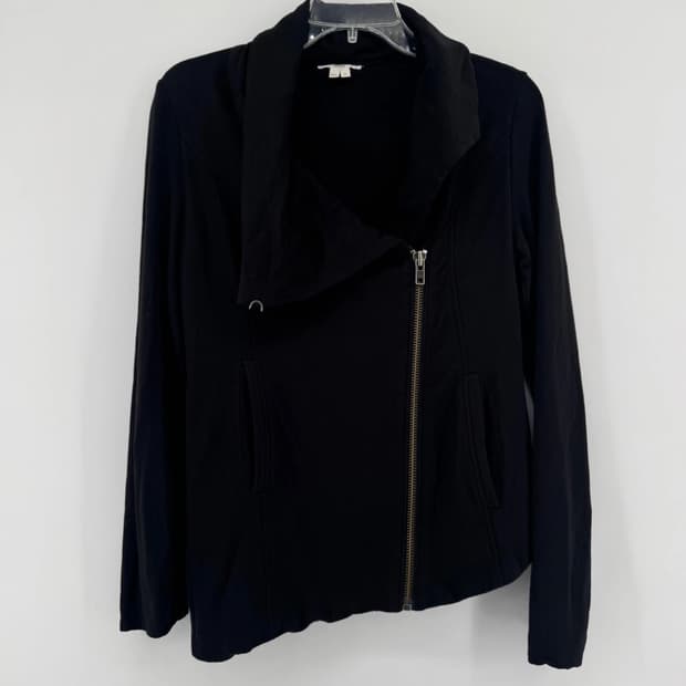 헬무트 랭 헬무트 비대칭 지퍼 빌러스 자켓