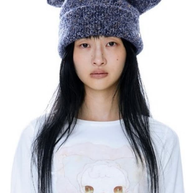 코이세이오 캣비니 퍼플 한시간 착용