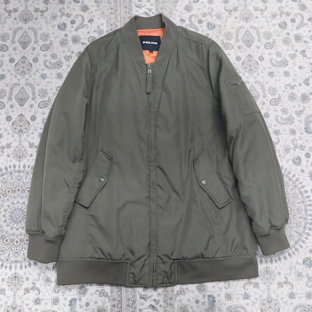 POLICE 폴리스 항공 봄버 자켓 100