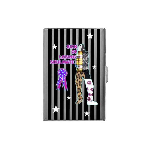 *𖤐⡱Soulmate metal card case ✶༄ ‧₊˚