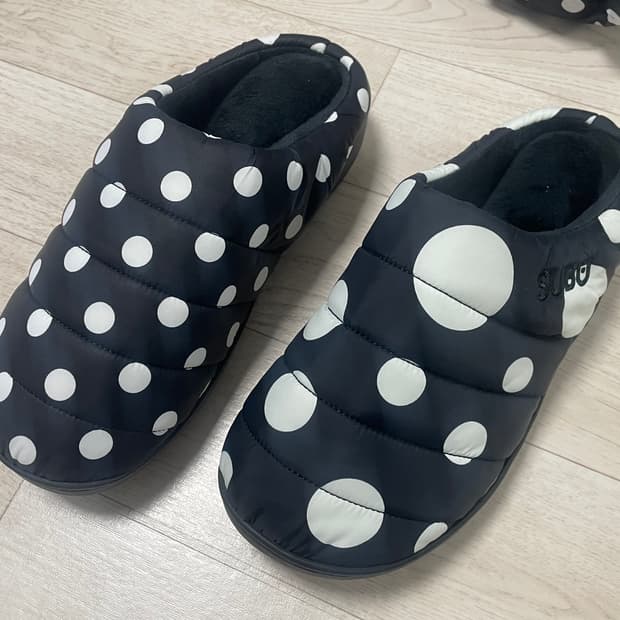 (새상품 정가) subu 패딩 슬리퍼 0사이즈