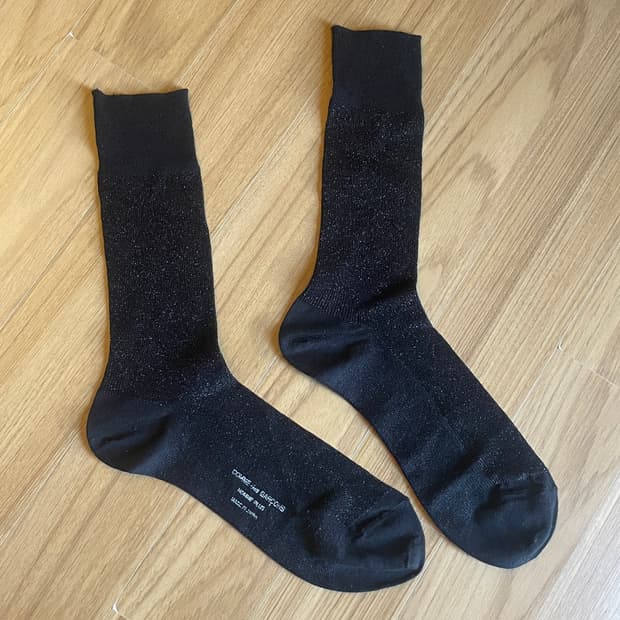 COMME des GARCONS Homme plus_라메 양말