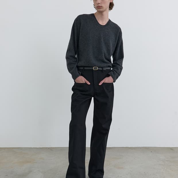 아이엘 렉 니트 차콜 48