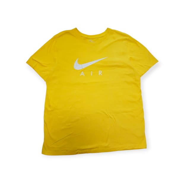 나이키 은장 스우시 엘로우 반팔티 