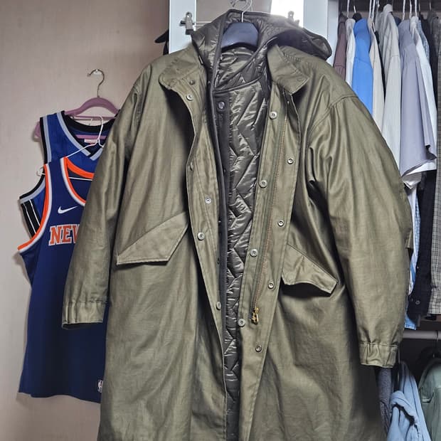 퍼블릭피겨) 코튼 백사틴 M-65 파카 4사이즈