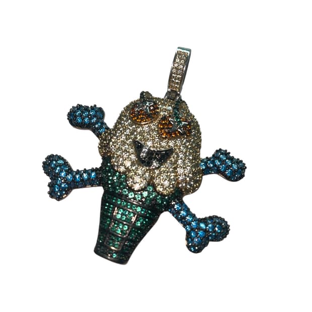 BBC 아이스크림 목걸이 펜던트