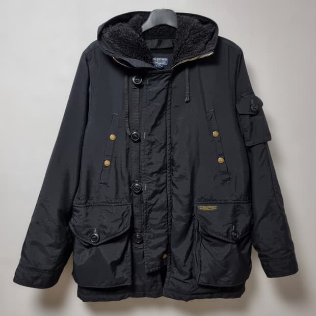 폴로 랄프로렌 진스 컴퍼니 블랙 다운 파카 자켓 95