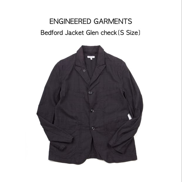 ENGINEERED GARMENTS 베드포드 재킷 글렌 체크 그레이