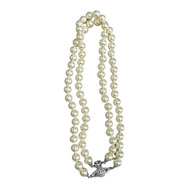 비비안웨스트우드 레이어드 펄 진주 네크리스