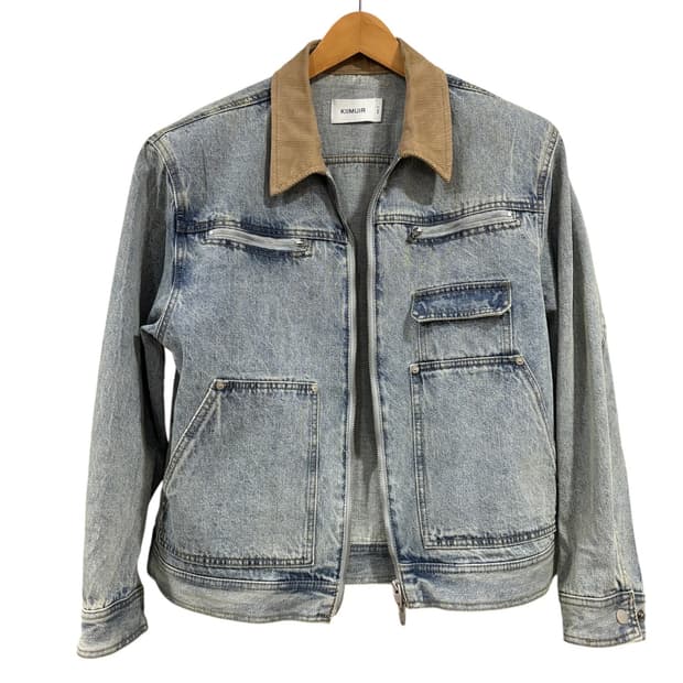 키뮤어 데님 워크 자켓 1회착
